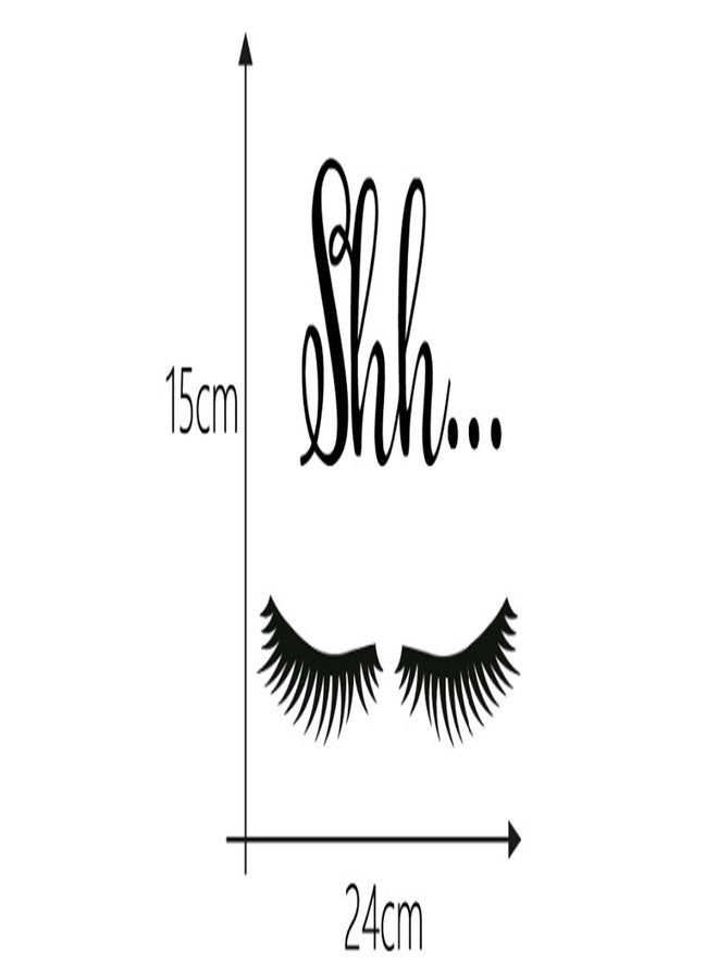 Futaba Cute Eyelash Pattern Girls Wall Decal Sticker - Image 4